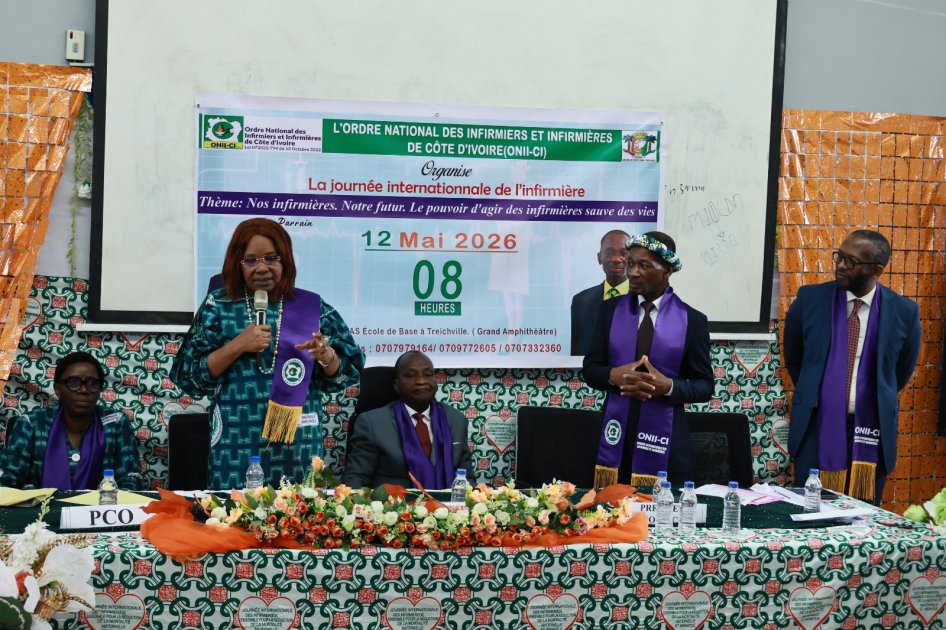 ABIDJAN CÉLÈBRE LA JOURNÉE INTERNATIONALE DES INFIRMIERS SOUS LE THÈME “LE POUVOIR D’AGIR DES INFIRMIÈRES SAUVE DES VIES